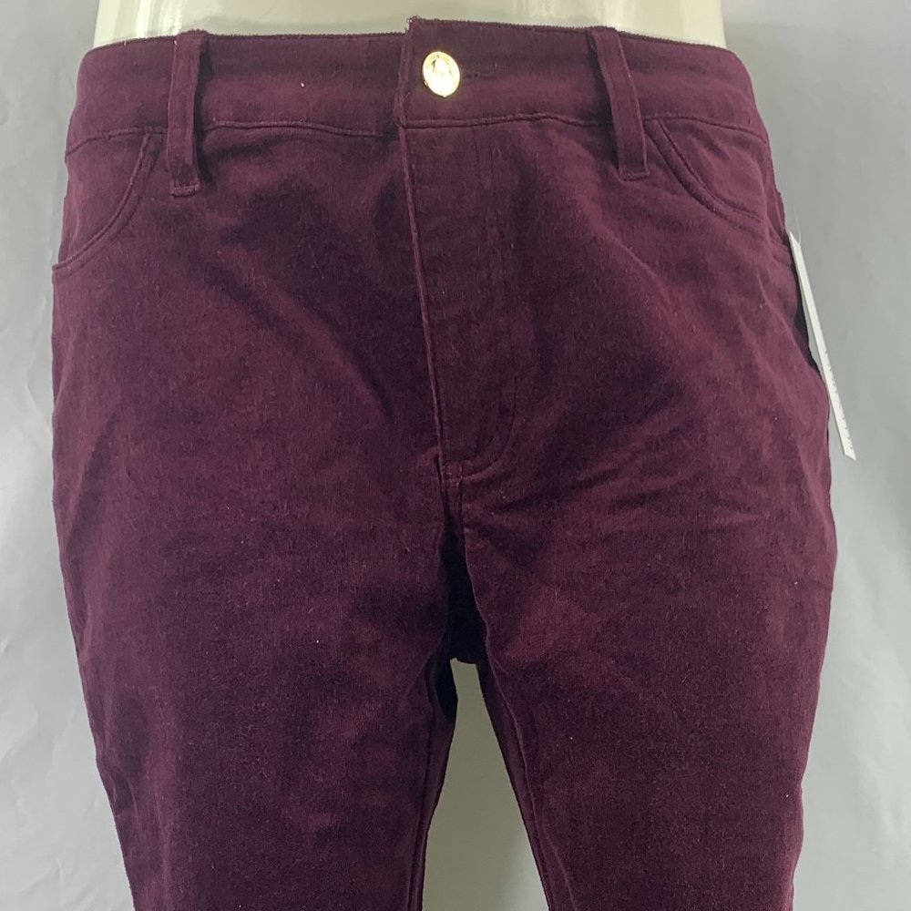 Ellen Tracy Women's Skinny Velvet Denim Jeans